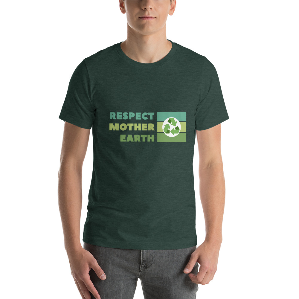 Men's Short-Sleeve Jersey T-Shirt - Respect Mother Earth
